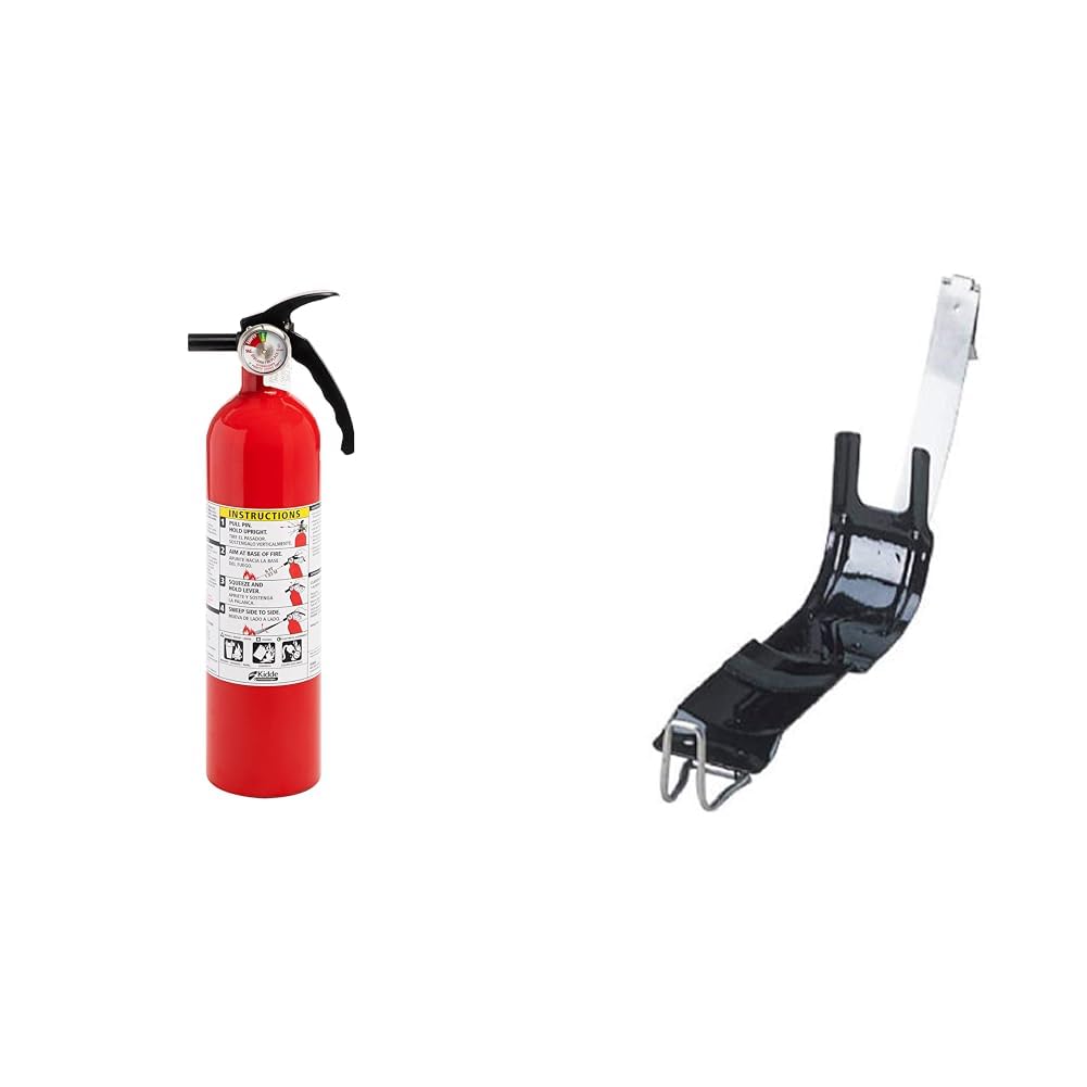 Red Dry Chemical Fire Extinguisher with Mounting Bracket F4082