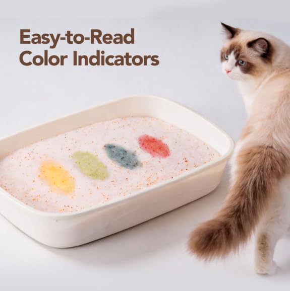 Unscented Color-Changing Cat Litter 8 Lb 2 Pack X670