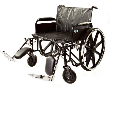 Folding Heavy Duty Bariatric Wheelchair with Elevating Legrest X38578