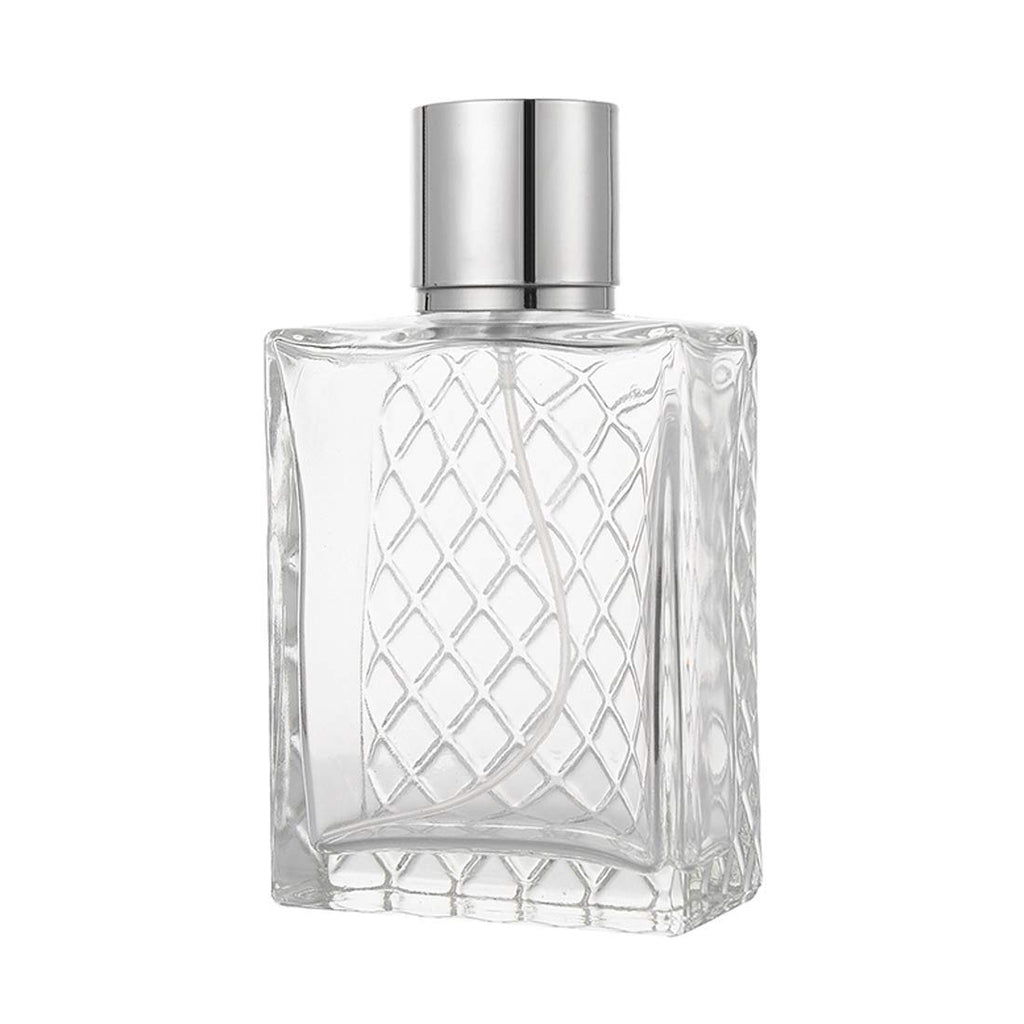 100ml 3.4 oz Refillable Fine Mist Spray Perfume Bottles Clear Glass C840