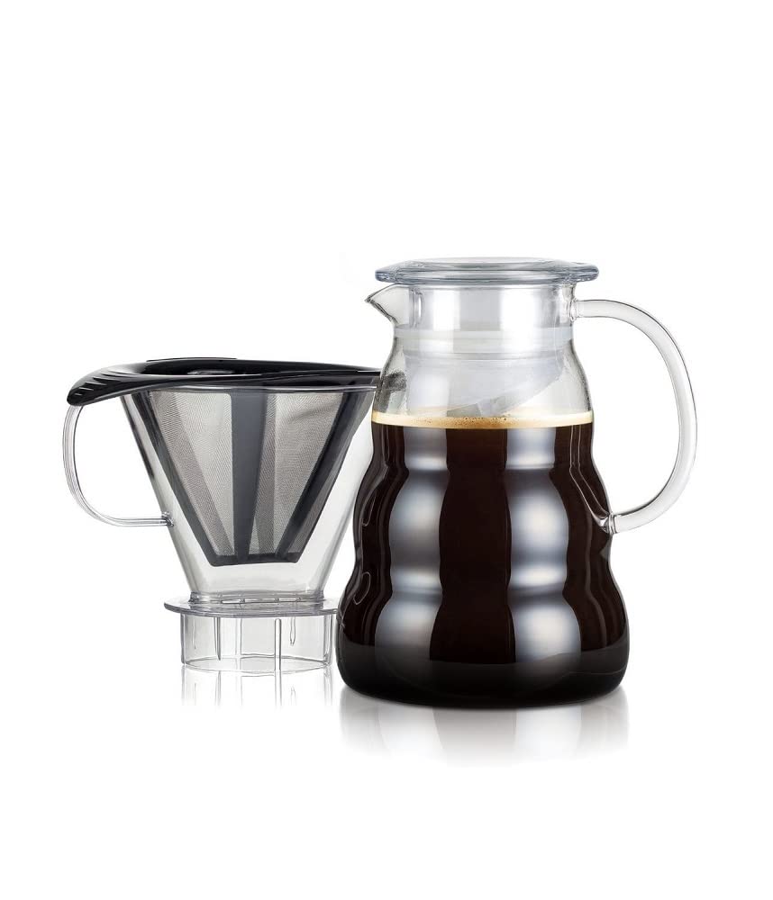 Stainless Steel Glass Coffee Maker 1 L R7883