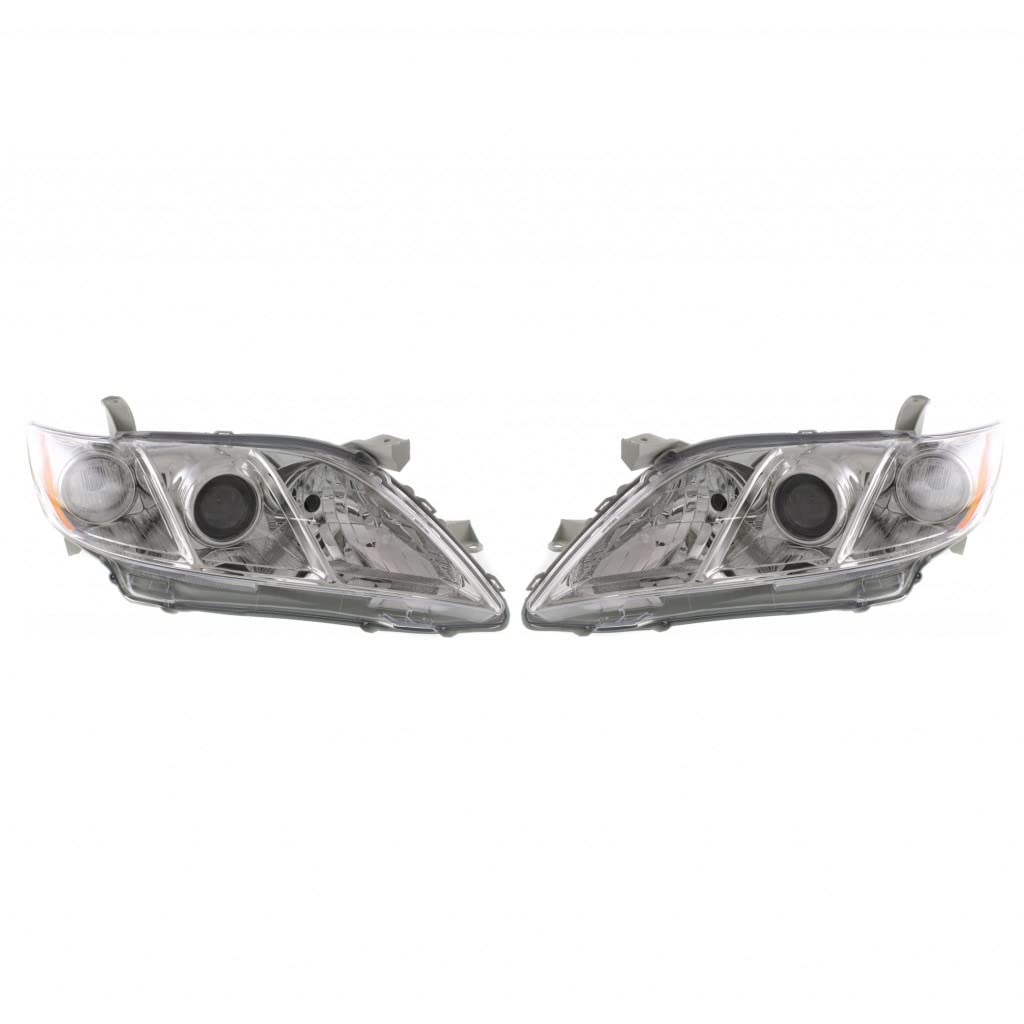 Toyota Camry 2007-2009 Headlight Driver and Passenger Side Pair Q9866