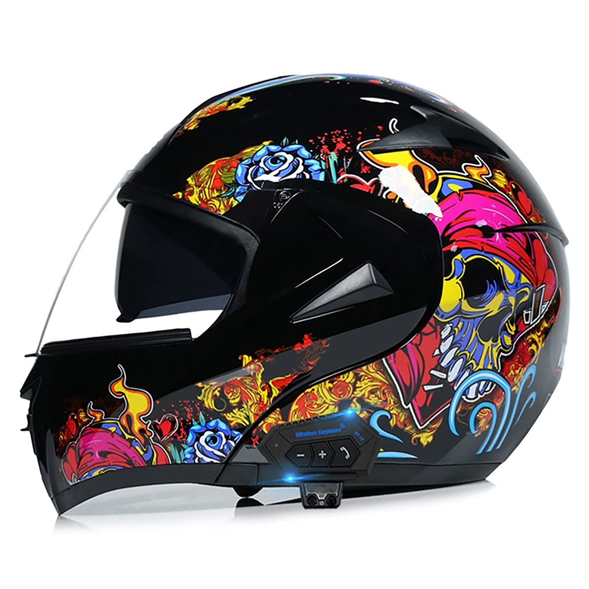 Bluetooth Modular Full Face Motorcycle Helmet DOT ECE A521593