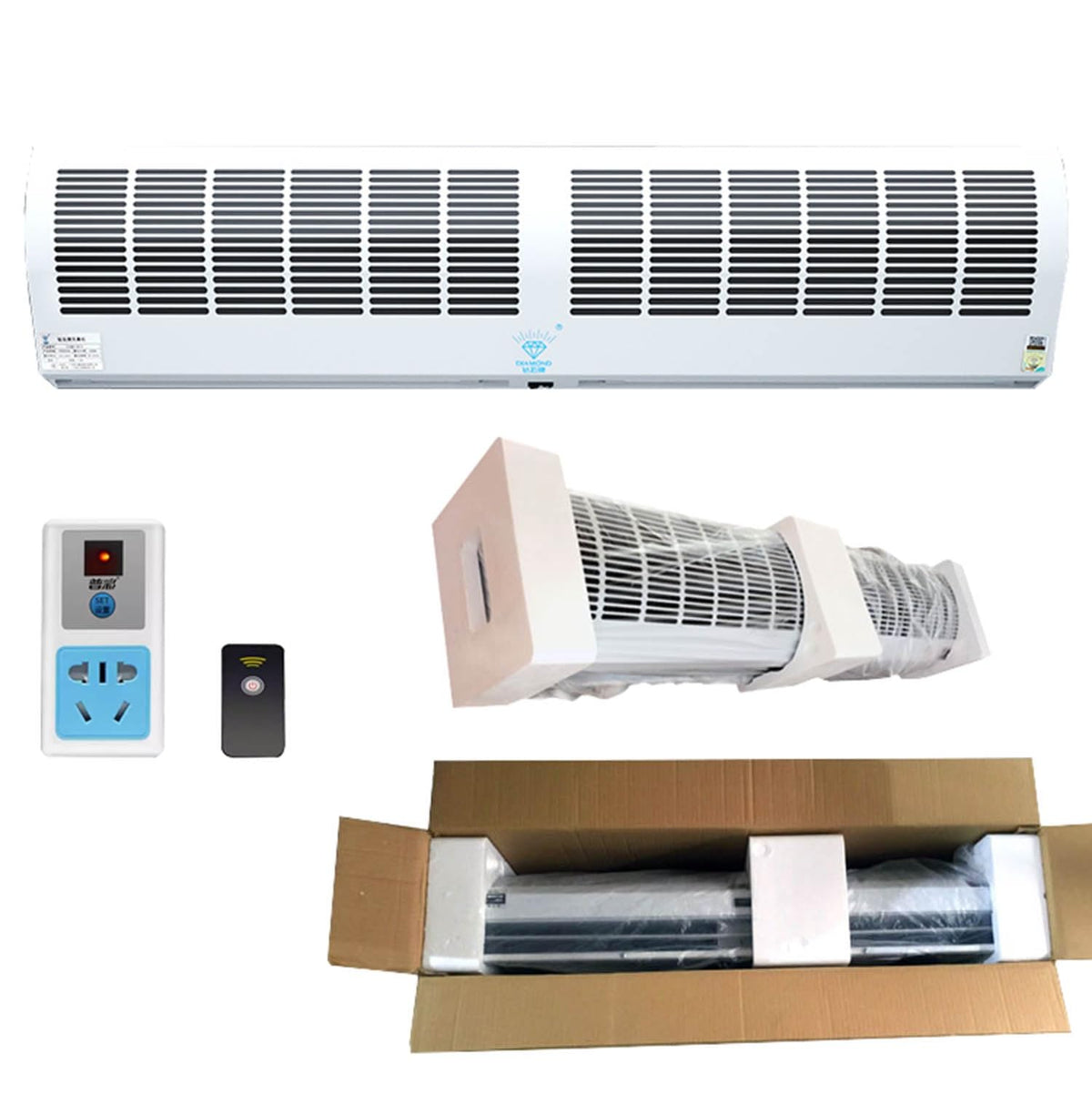 Over Door Air Curtain Fan with Adjustable Wind Speed O874