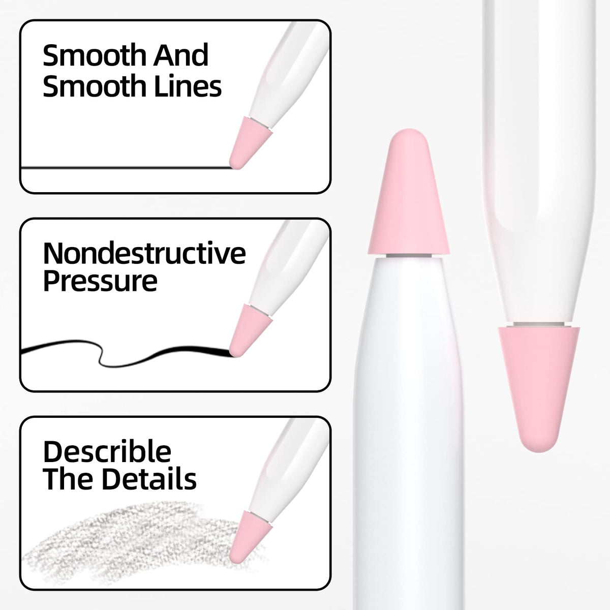 Pink Silicone Nib Protectors 50 Pack J74084