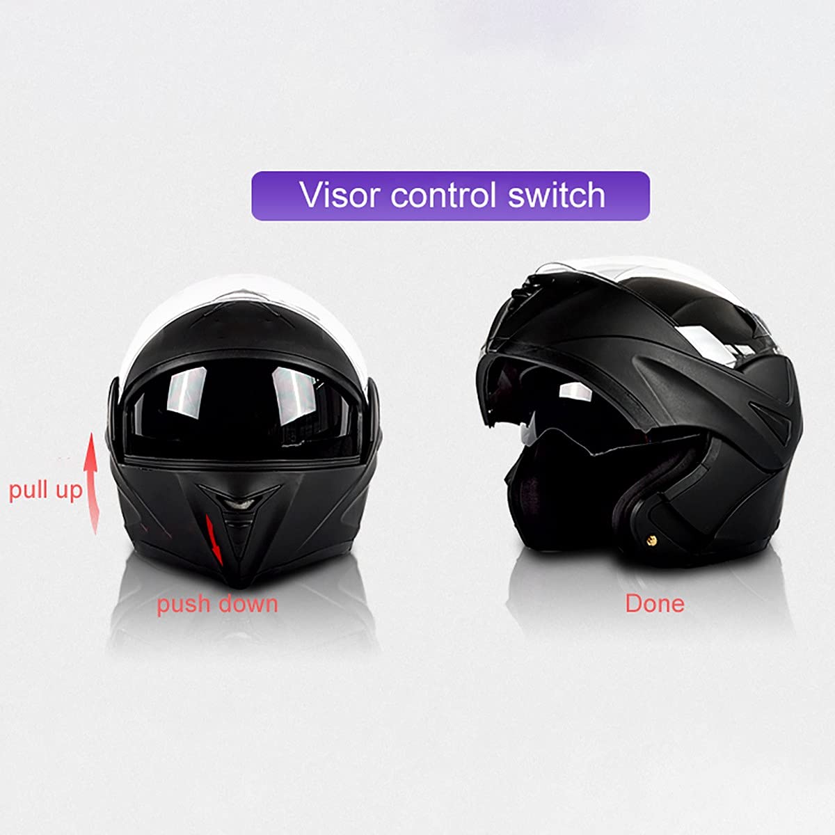 Bluetooth Modular Full Face Motorcycle Helmet DOT ECE A521593