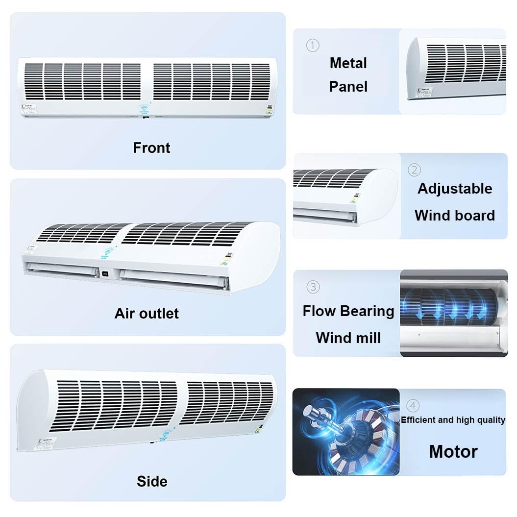 Over Door Air Curtain Fan with Adjustable Wind Speed O874