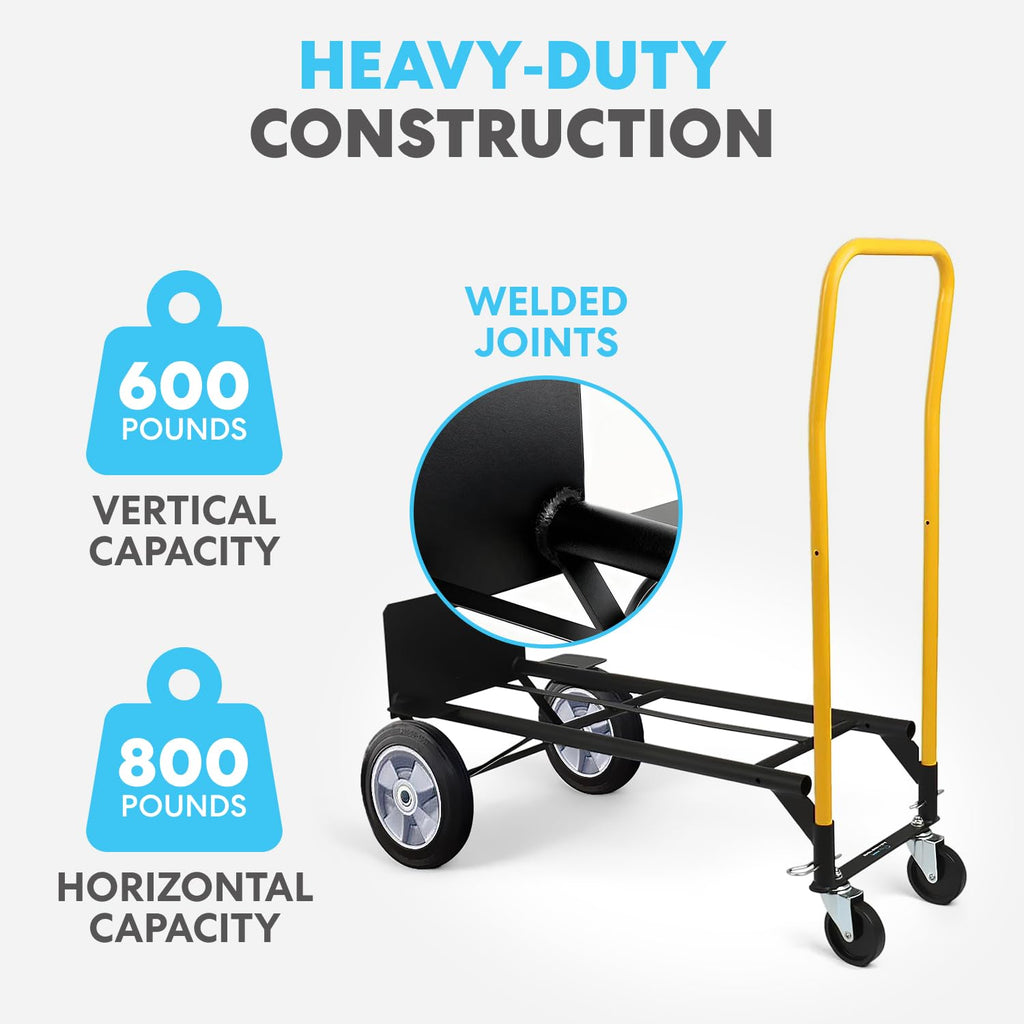 2 in 1 Convertible Hand Truck and Dolly D567543