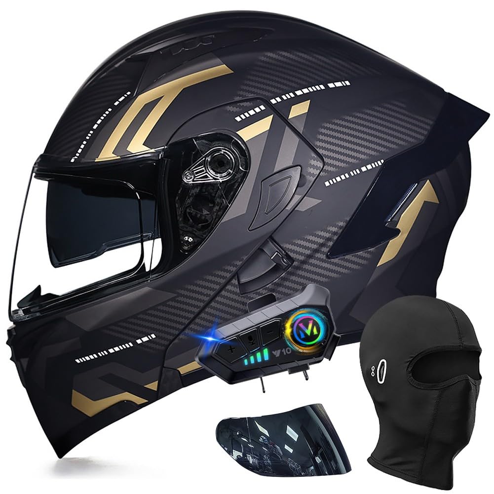 DOT Approved Flip Up Full Face Modular Motorcycle Helmet with Dual Visor J92793