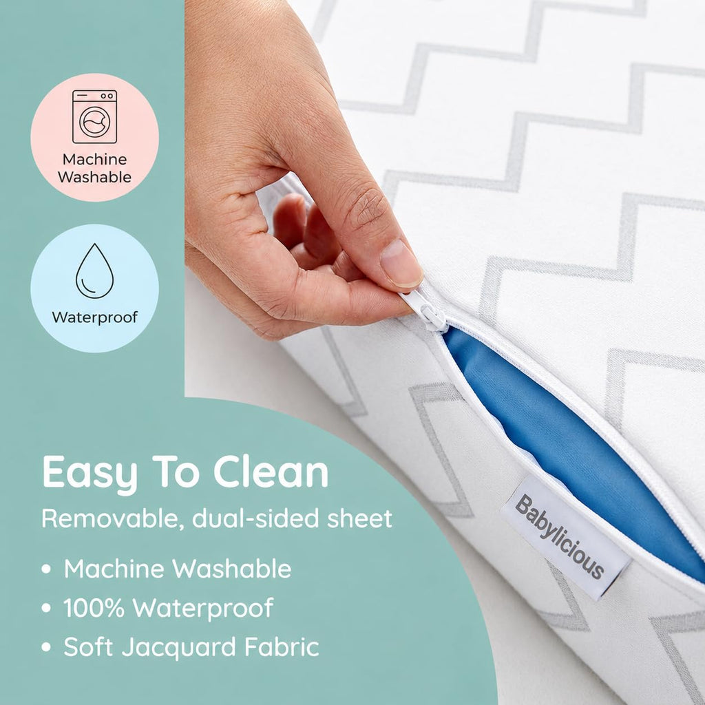 38" x 26" Waterproof Memory Foam Mattress Pad W6443