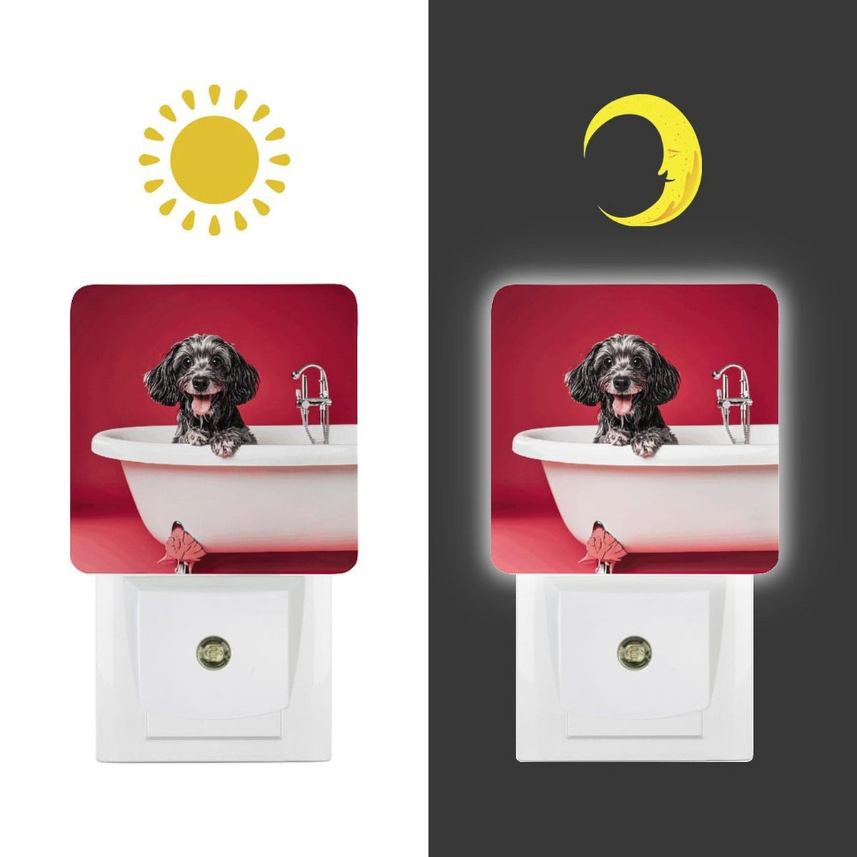LED Night Lights Plug Into Wall with Dusk to Dawn Sensor W24174