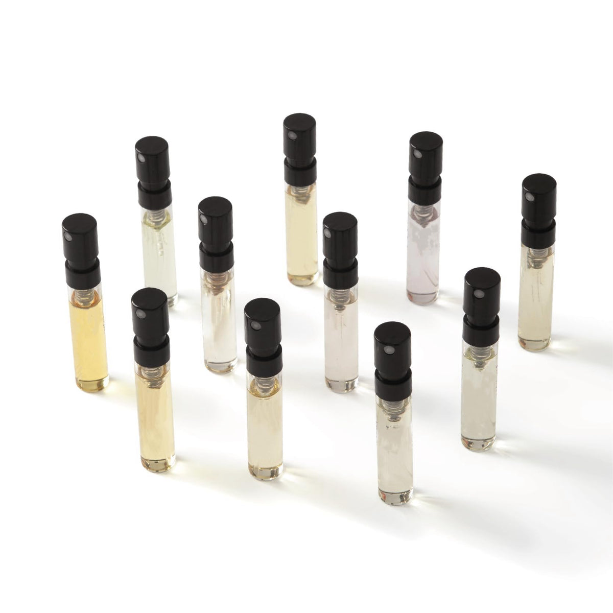 Perfume Sampler Set 12 Fragrance Sample Vials Travel Size Mini Spray E704