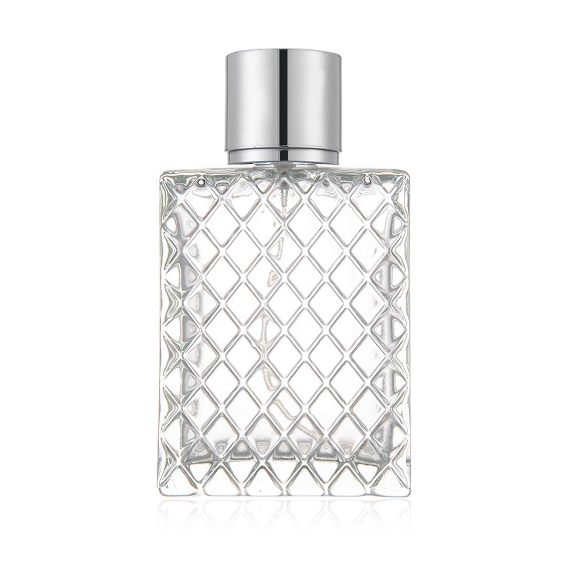 100ml 3.4 oz Refillable Fine Mist Spray Perfume Bottles Clear Glass C840
