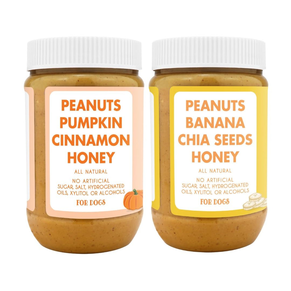 100% All Natural Dog Peanut Butter Set of 2 17oz D843481