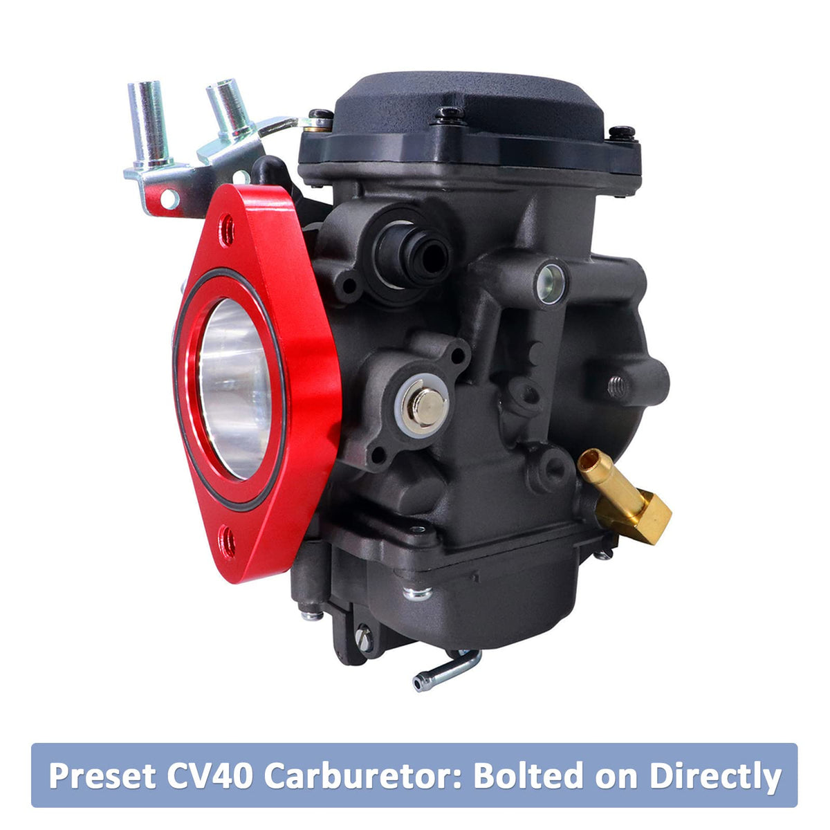 CV40 Carburetor & Intake Manifold Red X5121