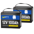12V 100Ah LiFePO4 Battery 2 Pack H750467