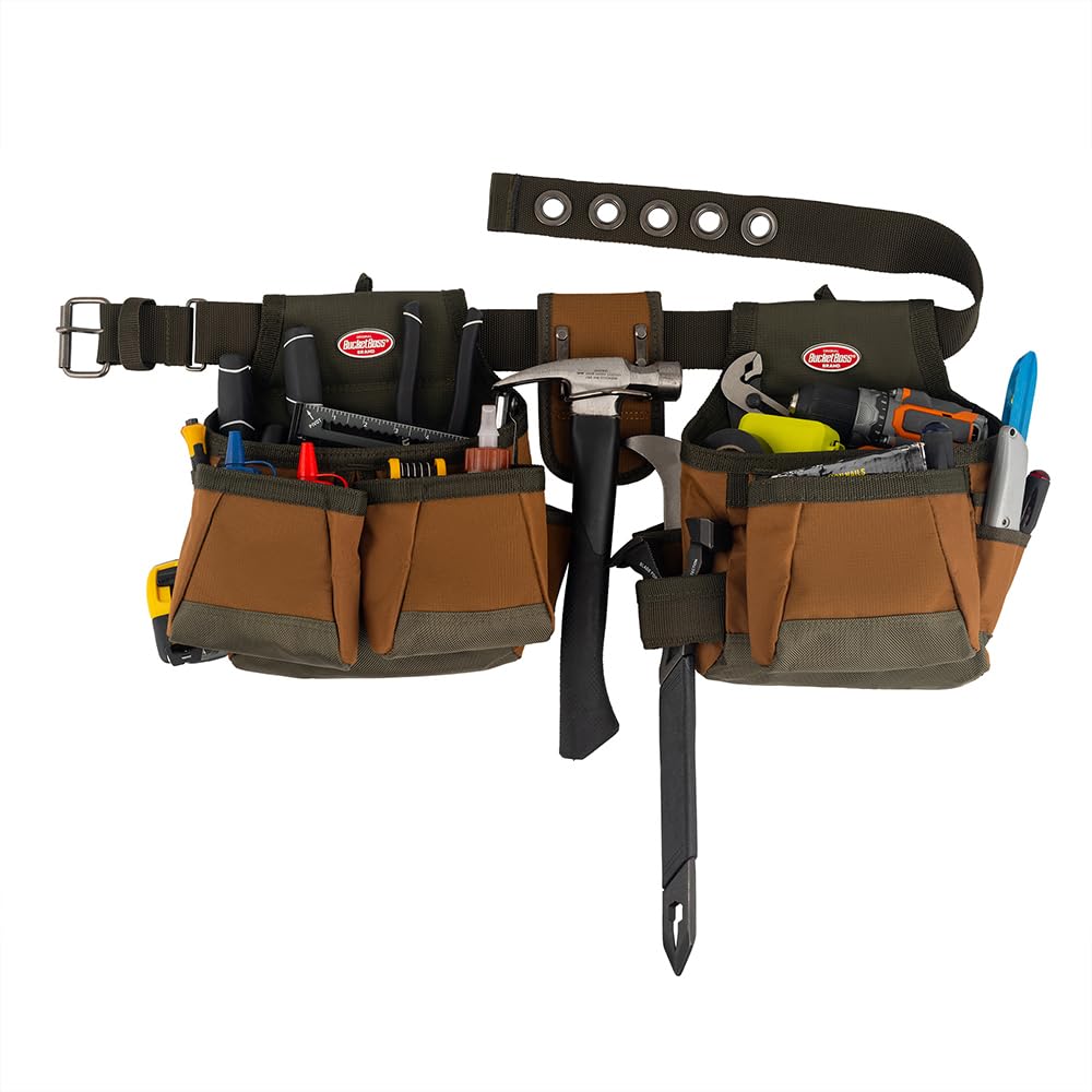 Brown Two Bag Tool Belt V912