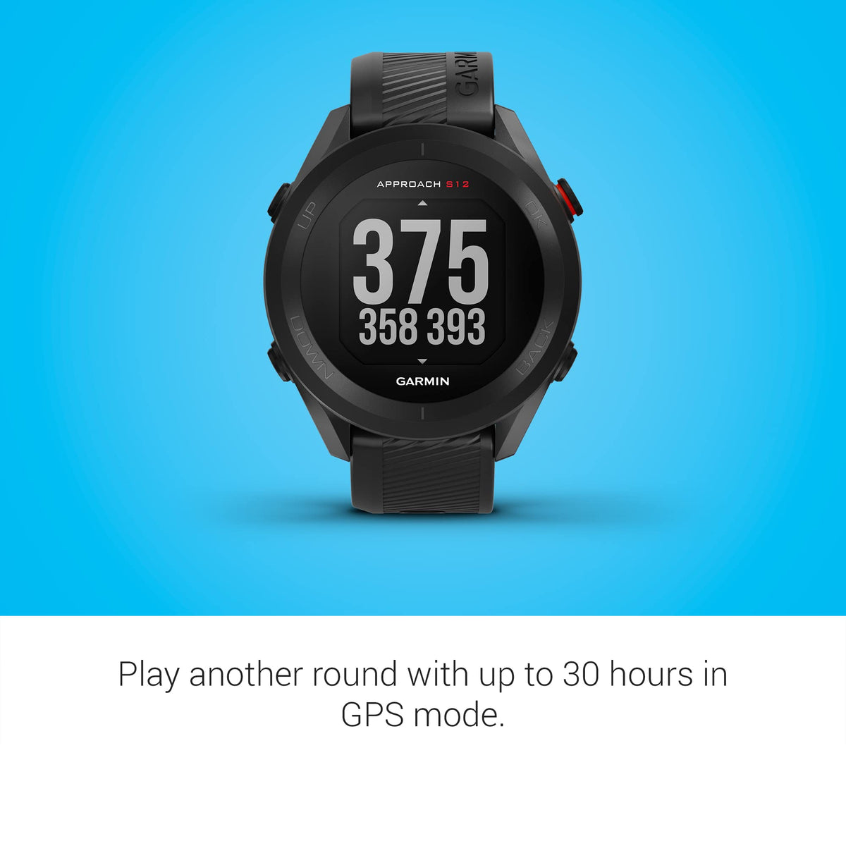 Black Golf Watch E5757