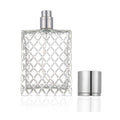 100ml 3.4 oz Refillable Fine Mist Spray Perfume Bottles Clear Glass C840