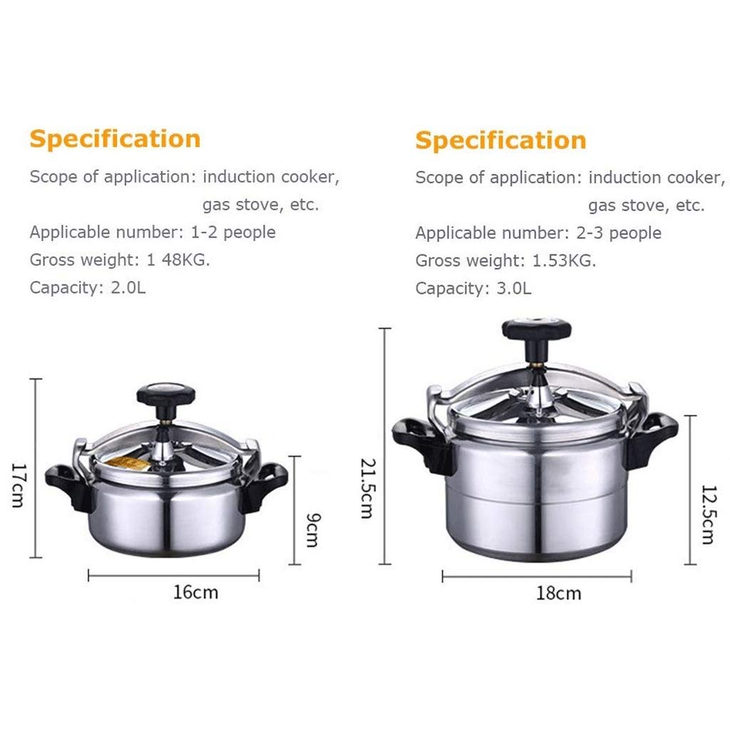 Aluminum Non-stick Pressure Cooker 2L I969
