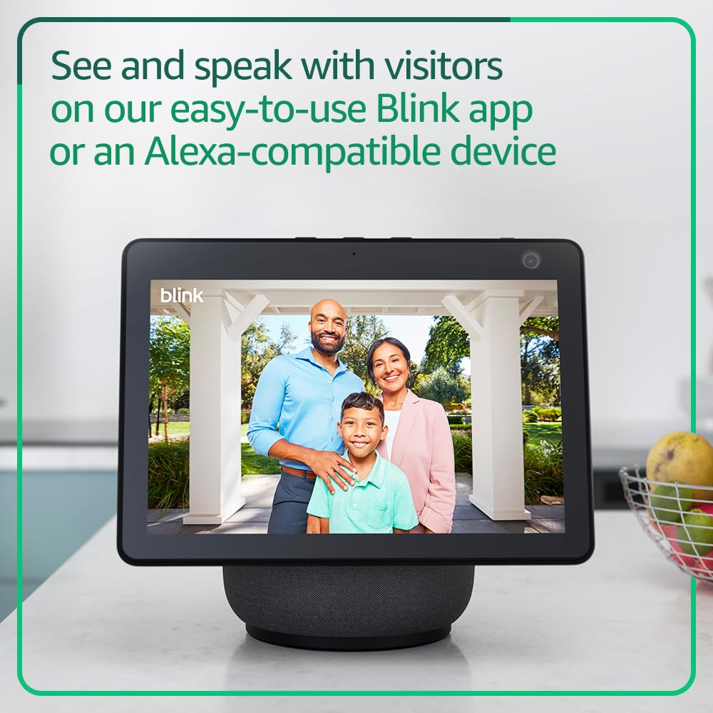 Wireless Smart Security Camera System with Video Doorbell O54741