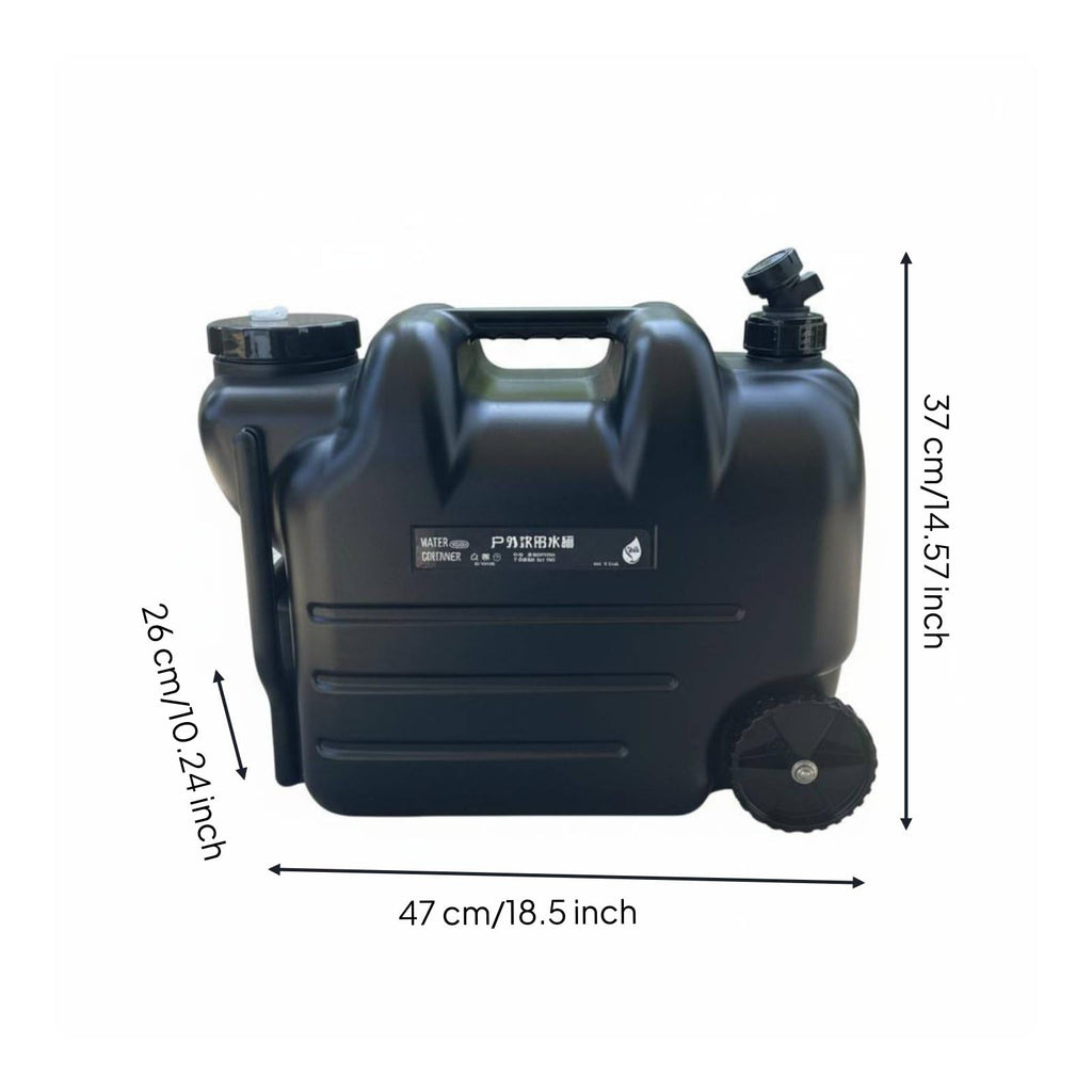 Portable Water Jug with Wheels and Built-In Tap M3655