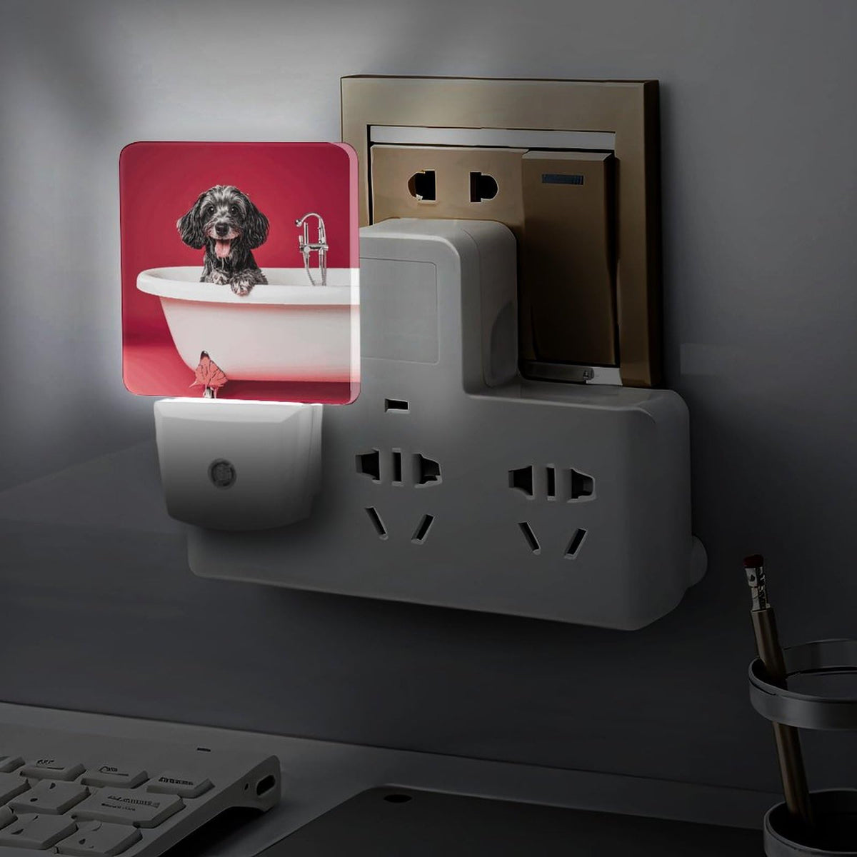 LED Night Lights Plug Into Wall with Dusk to Dawn Sensor W24174