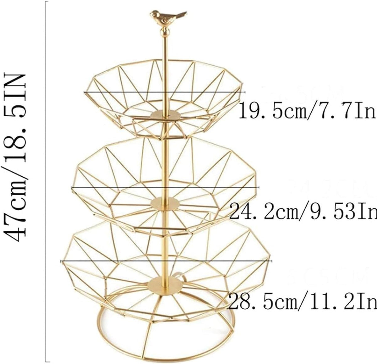 3 Tier Fruit Basket M46110