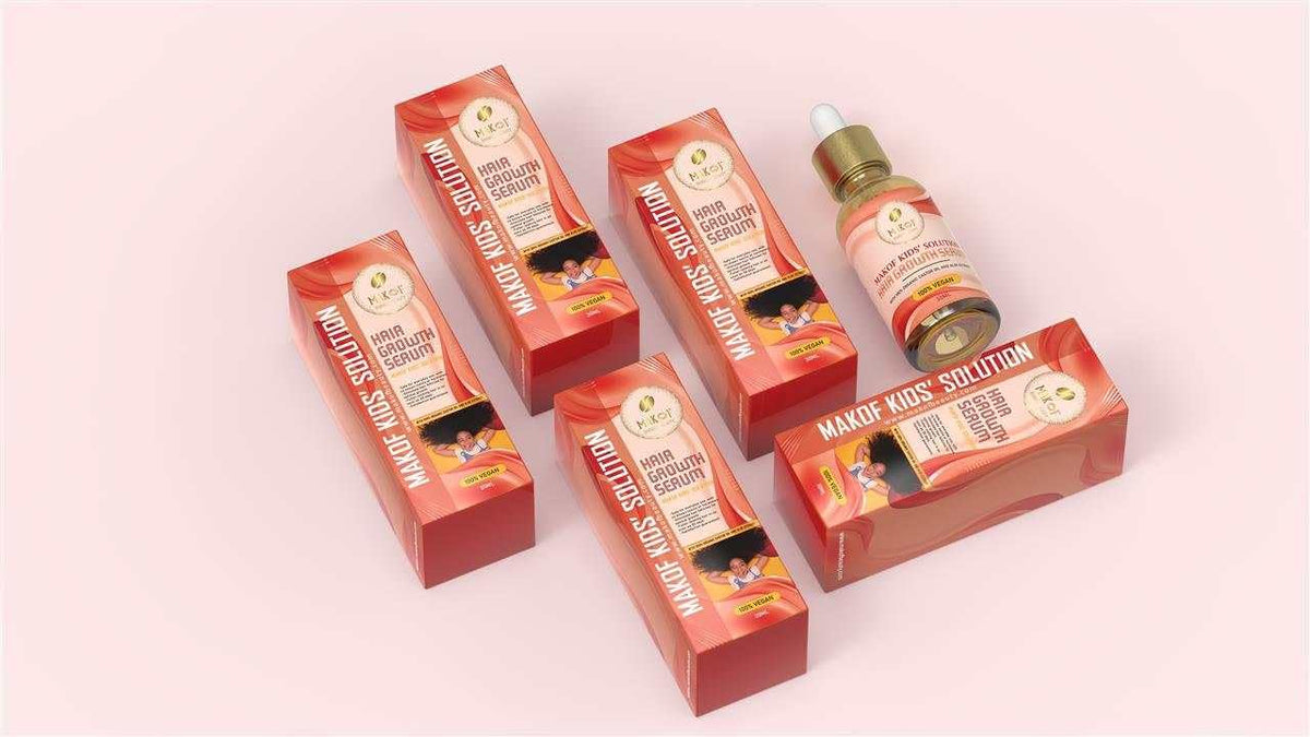 Kid’s Shampoo & Conditioner Set with Black Castor Oil, Argan Oil, Hair Mask Treatment and Leave-in Conditioner N8369
