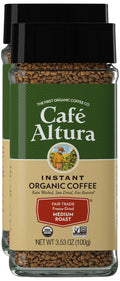 Organic Medium Roast Instant Coffee 3.53 Oz Pack of 2 I340309