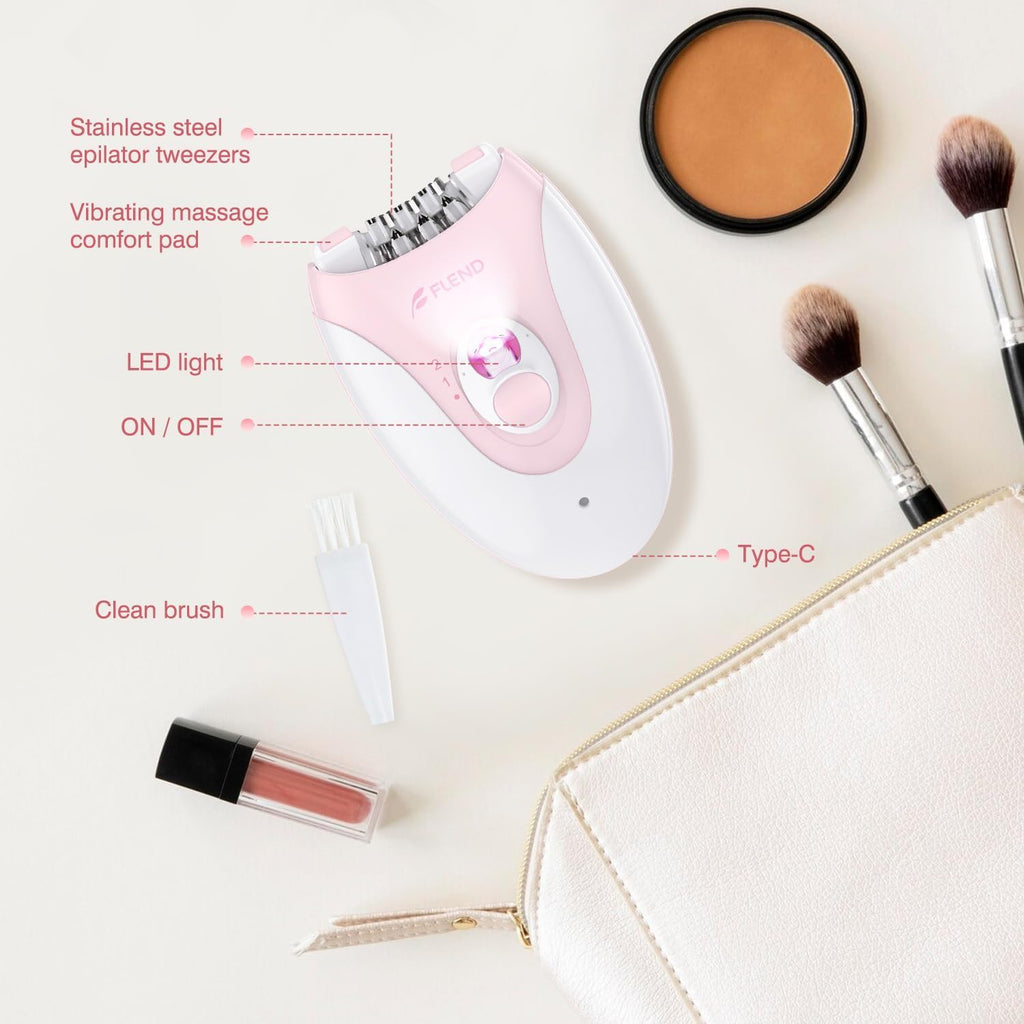 2-Speed Rechargeable Epilator with LED Light K488207