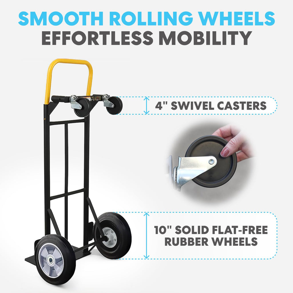 2 in 1 Convertible Hand Truck and Dolly D567543