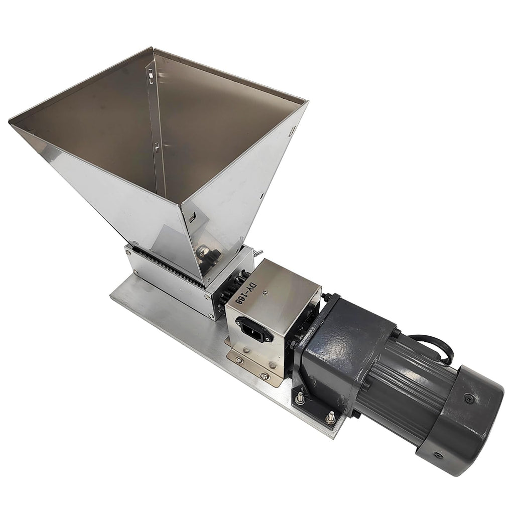 110V 60W 75RPM Stainless Steel Grain Mill with 4 Hopper and 2 Rollers U998