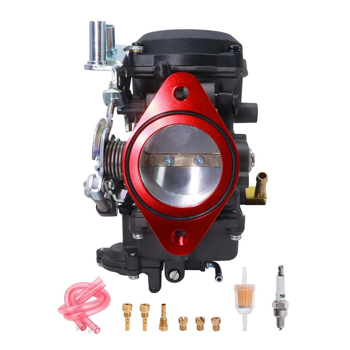 CV40 Carburetor & Intake Manifold Red X5121