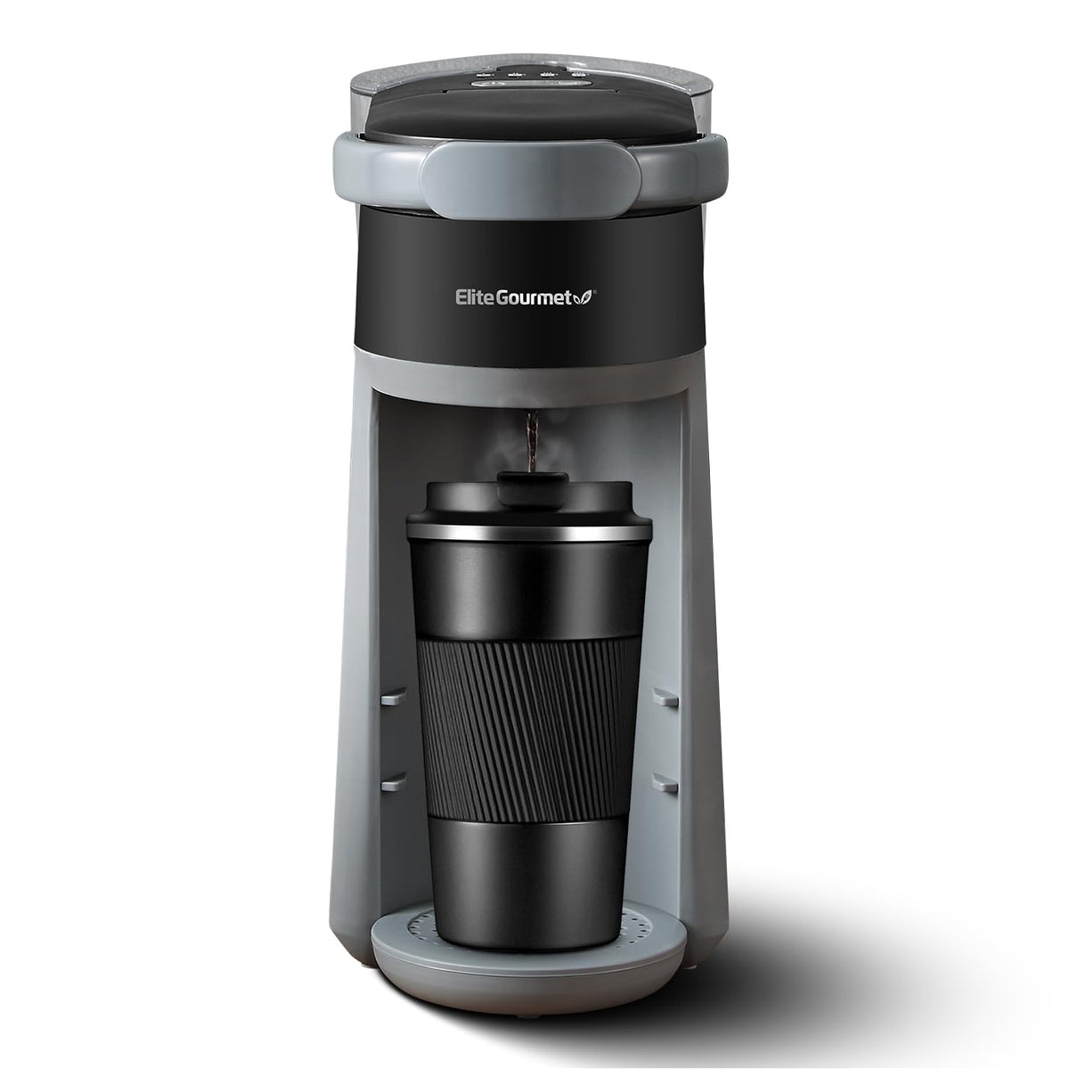 2-in-1 Capsule Coffee Maker, K-Cup & Grounds, Black Z511