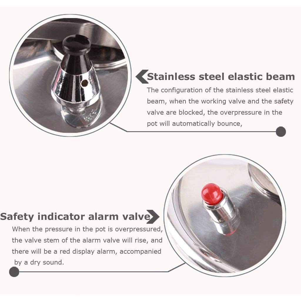 Aluminum Non-stick Pressure Cooker 2L I969