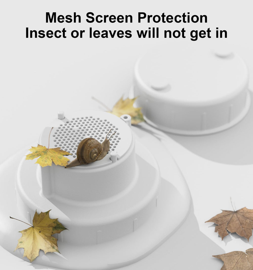 Aluminum RV Sewer Vent Cap with Screen E835