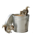 6-Gallon Galvanized Steel Storage Can with Lid Q826