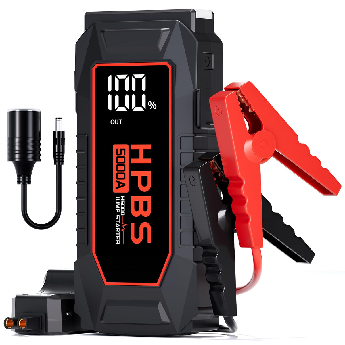 5000A Peak 12V Portable Jump Starter with 3.0" LCD Display T8938