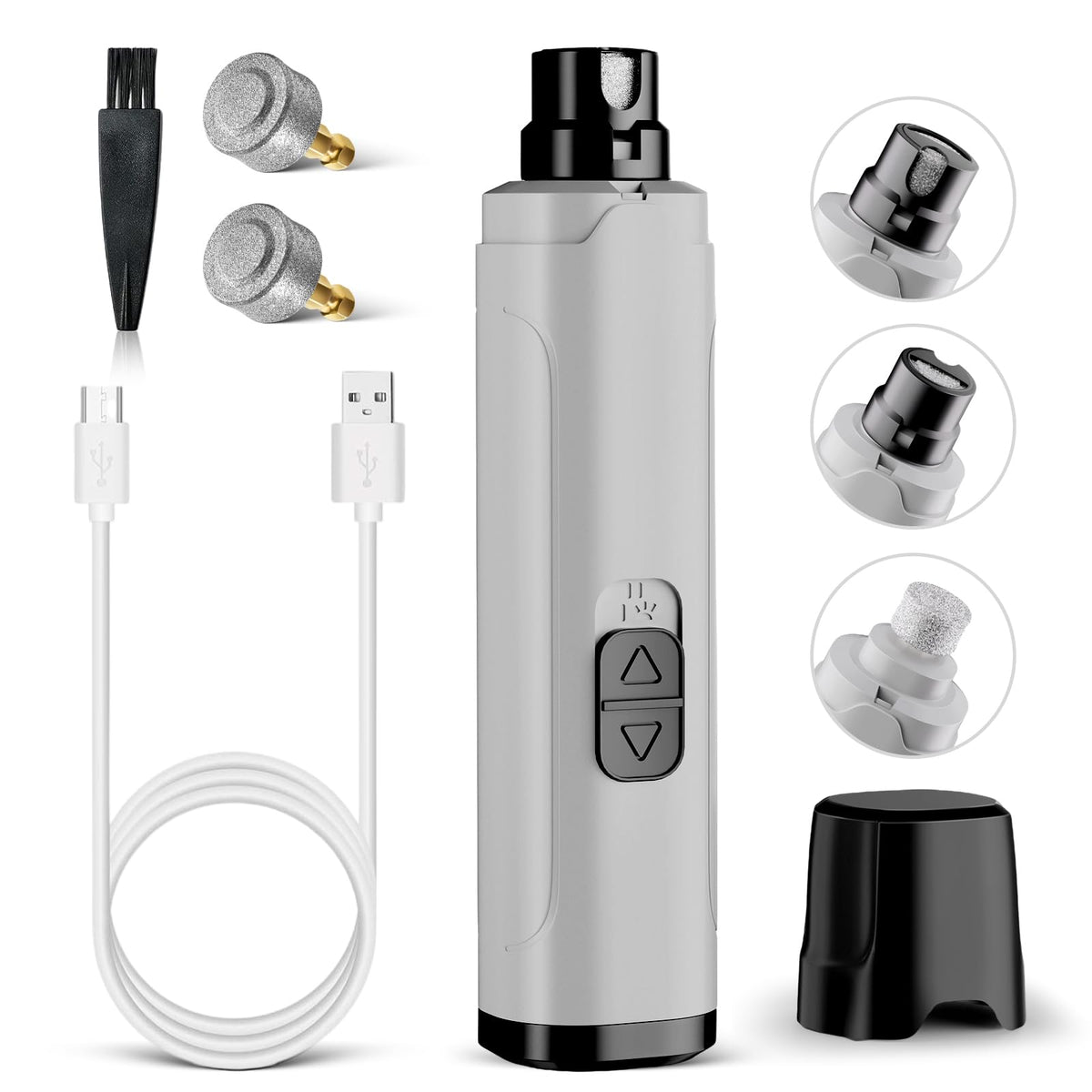 Electric Pet Nail Grinder with LED Lights U7291