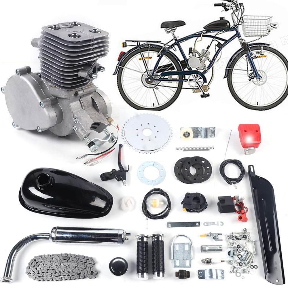 2 Stroke 100cc Bicycle Engine Kit with Air-Cooling W419495