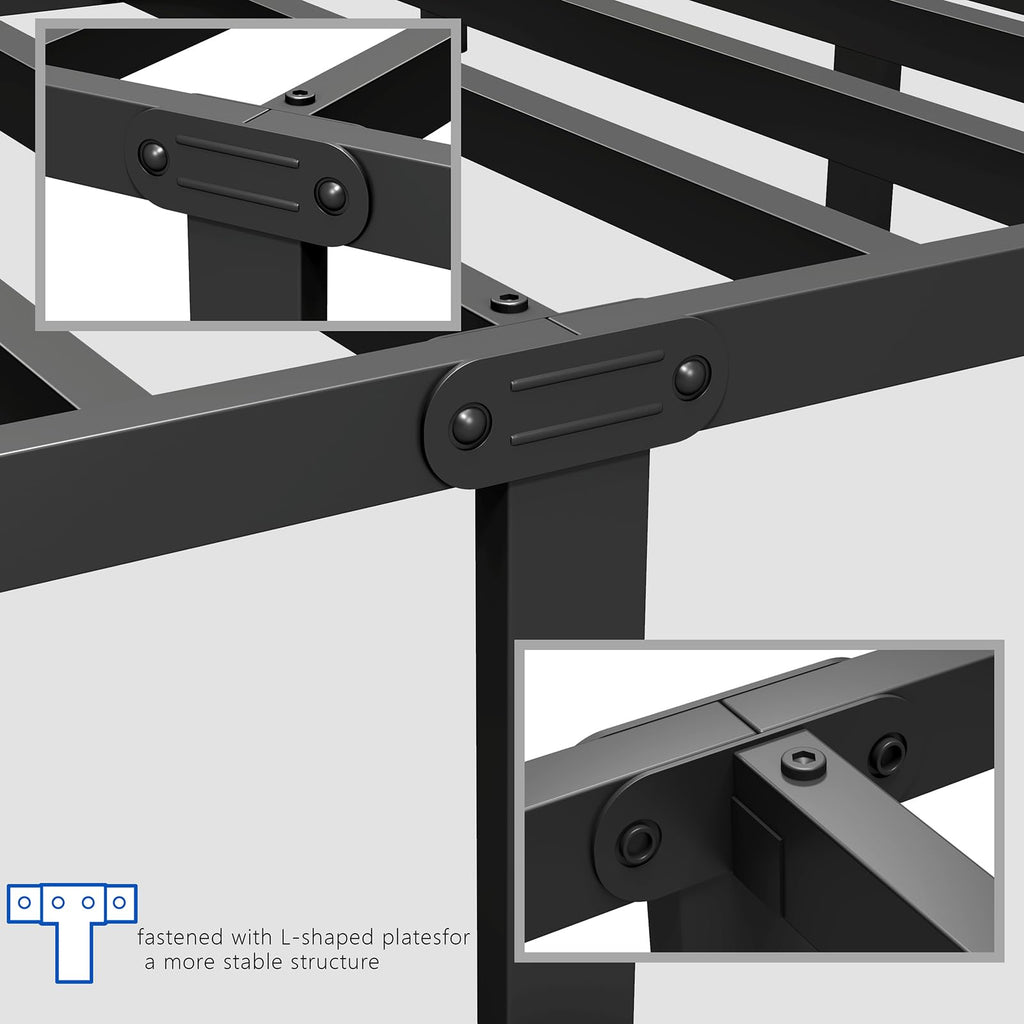 Full Metal Bed Frame with Headboard and Footboard T213