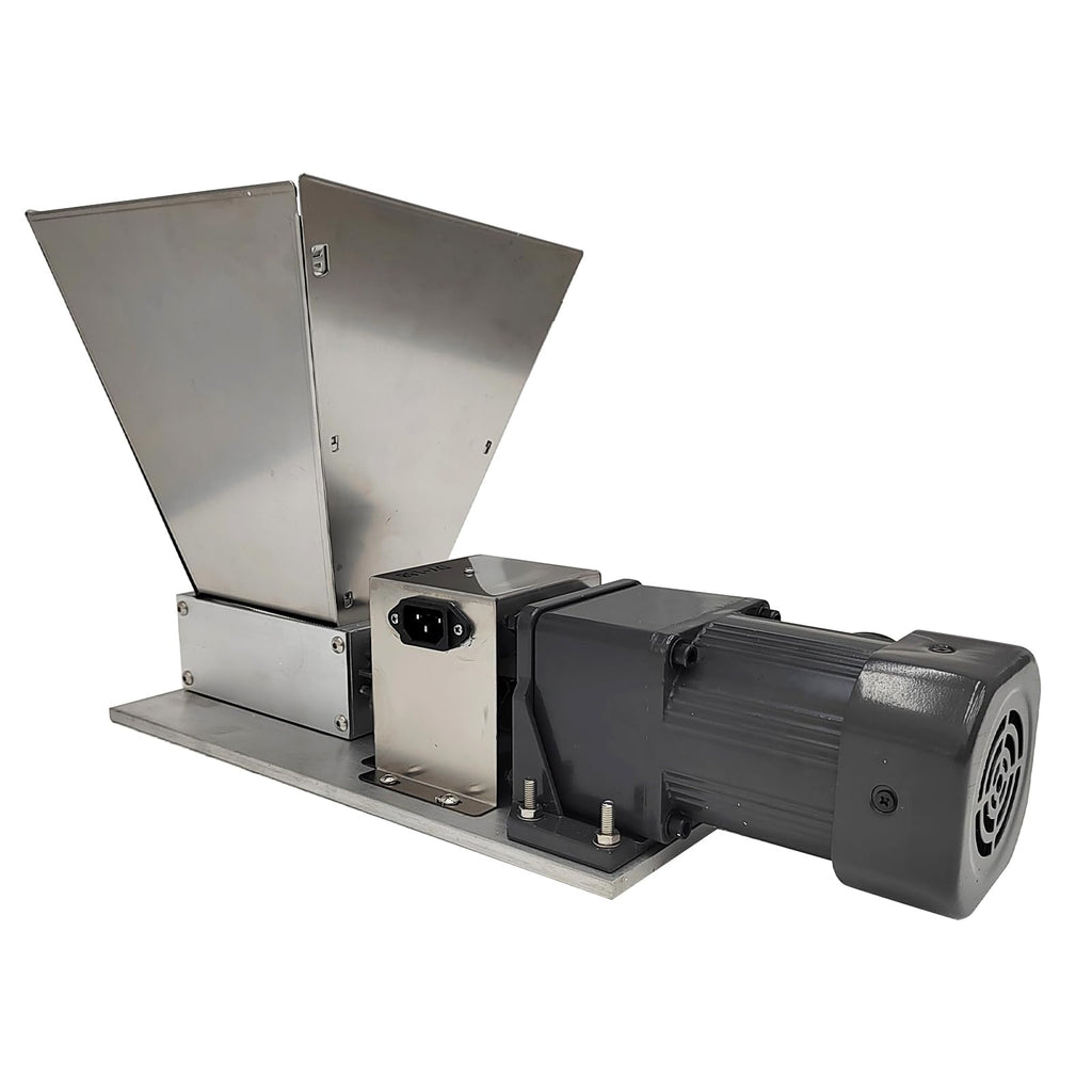 110V 60W 75RPM Stainless Steel Grain Mill with 4 Hopper and 2 Rollers U998