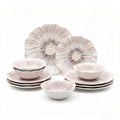 Ceramic Dinnerware Set of 12, Plates and Bowls Set for 4 S2724