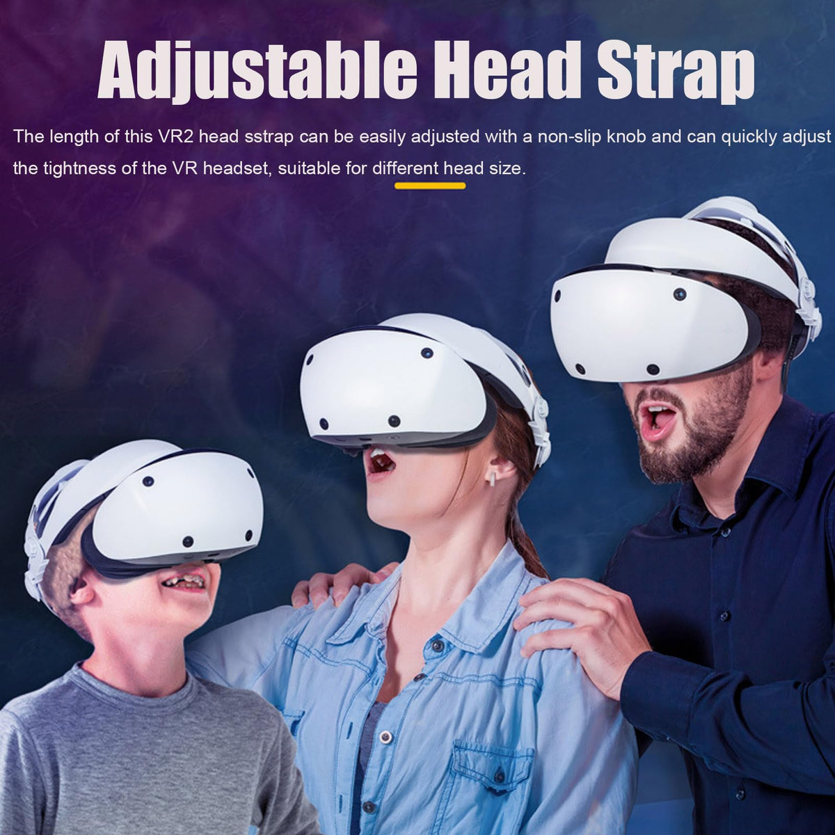 Adjustable Head Strap for VR2 Headset W160