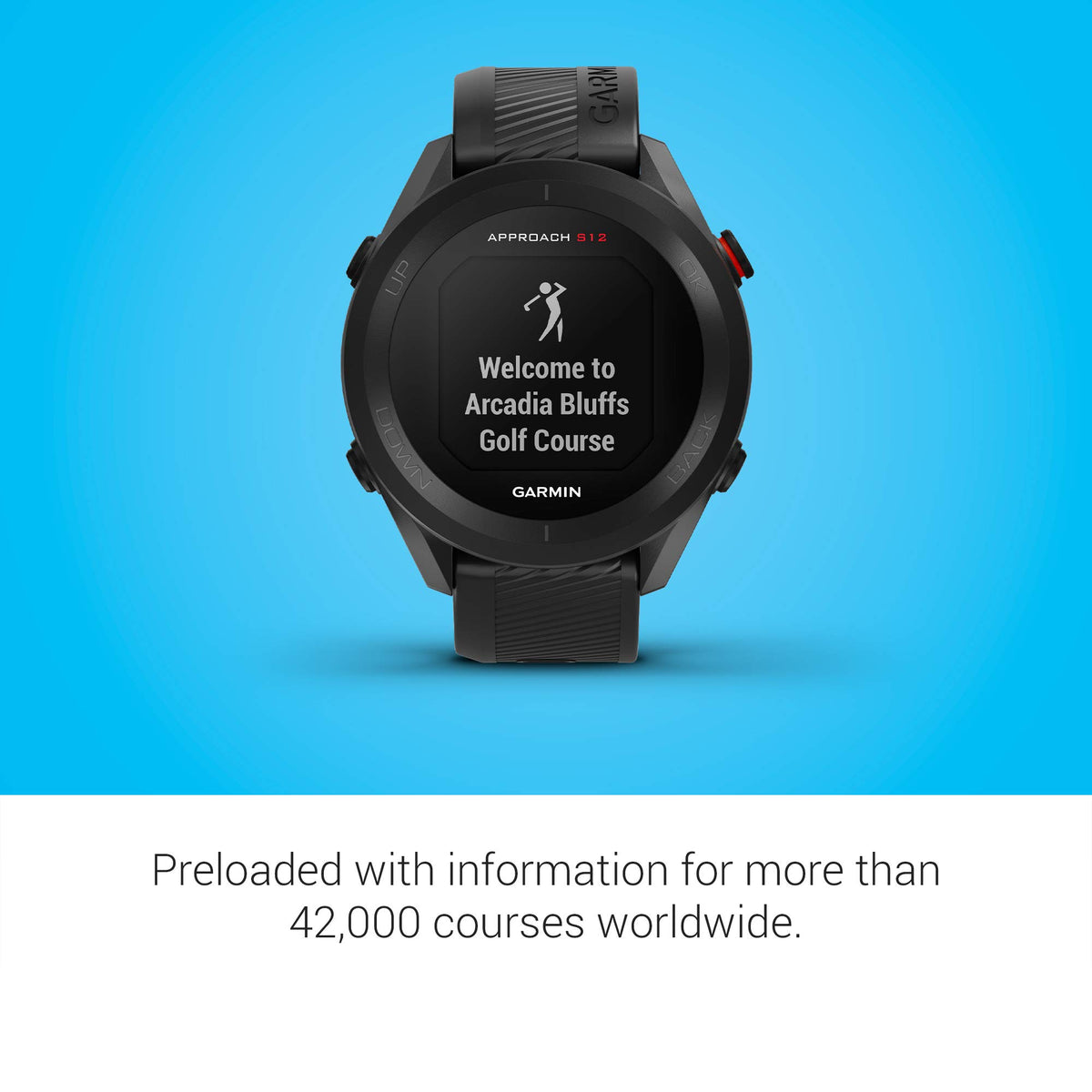 Black Golf Watch E5757