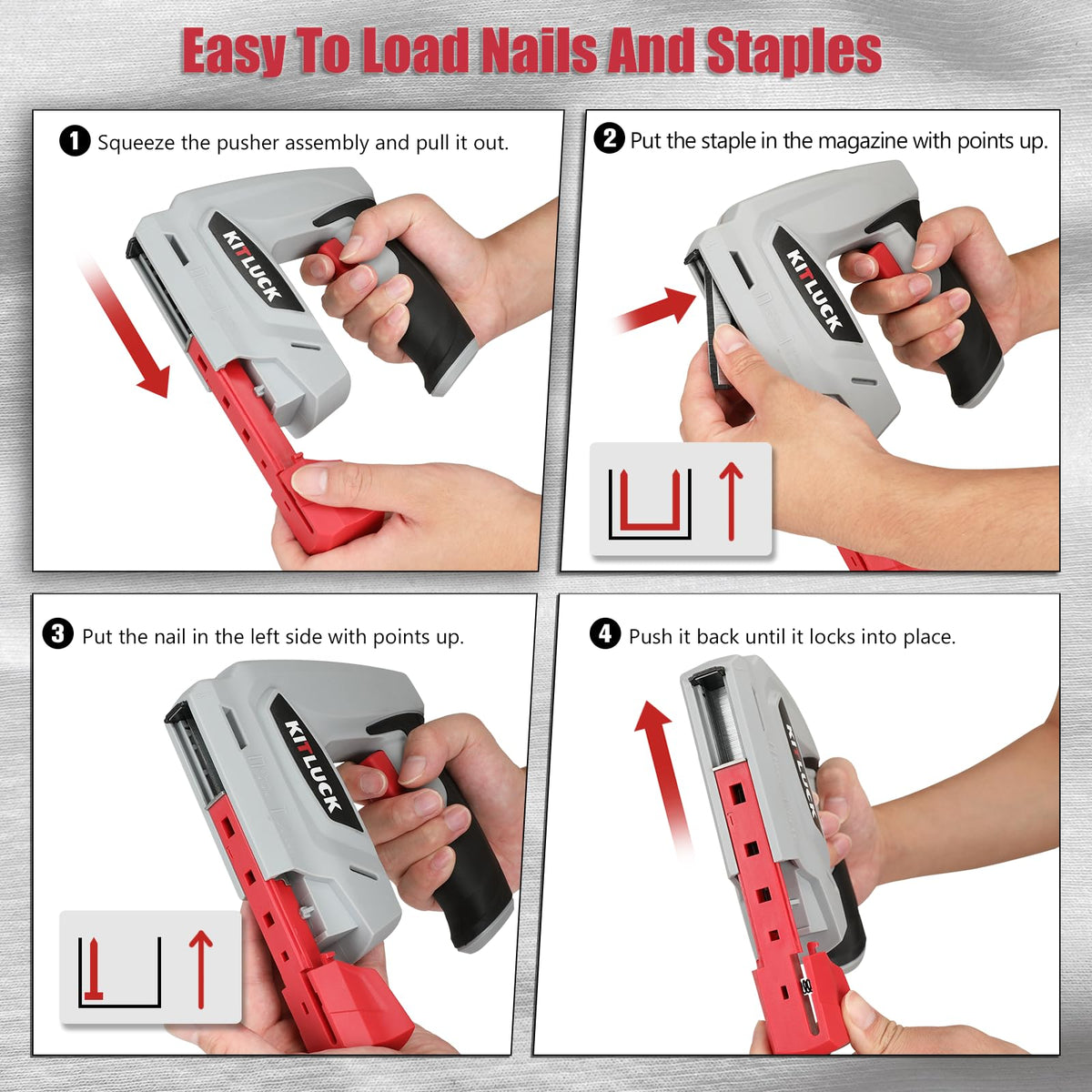 4V Cordless Electric Staple Gun R565857