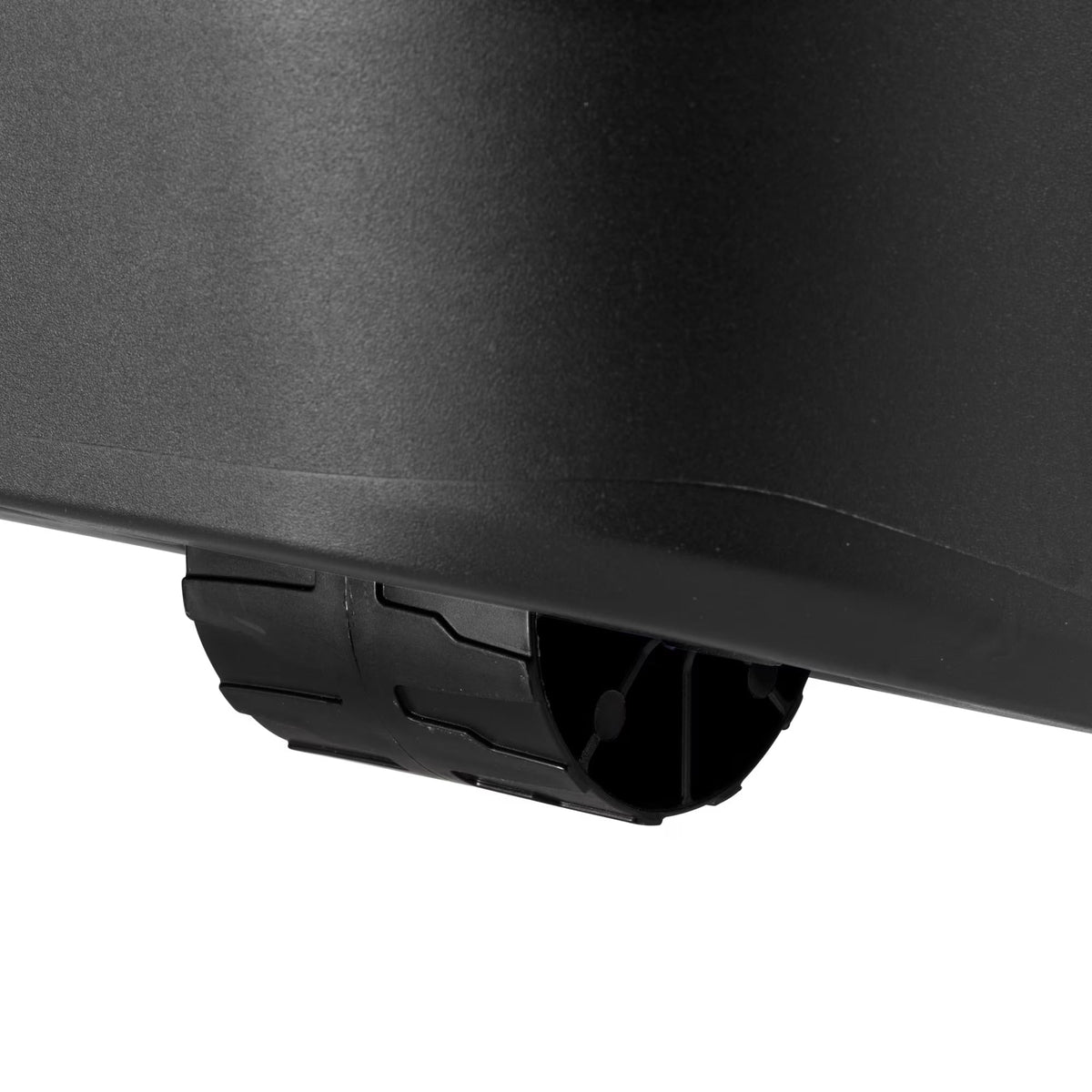 22 Gallon Black Wheeled Plastic Storage Trunk with Lids F632