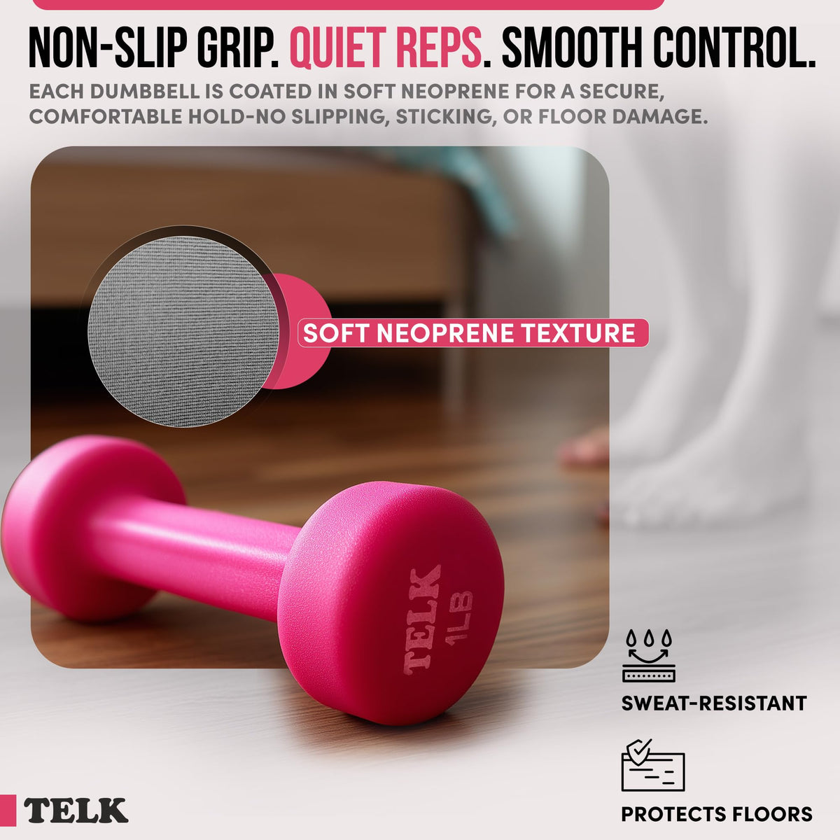 Neoprene Dumbbells Set of 2 V844