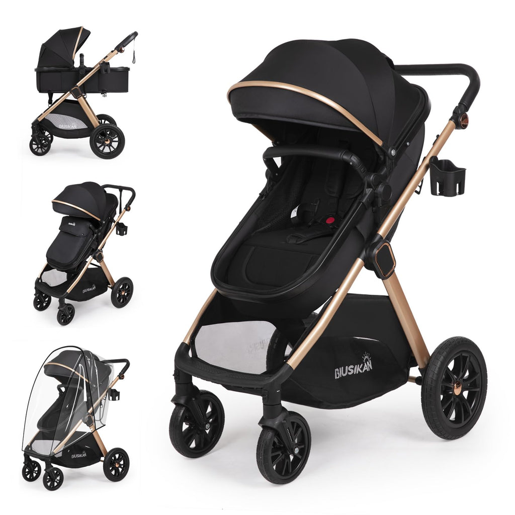 6-in-1 Convertible Baby Stroller with Bassinet J3508